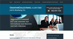 Desktop Screenshot of creditorcollections.com